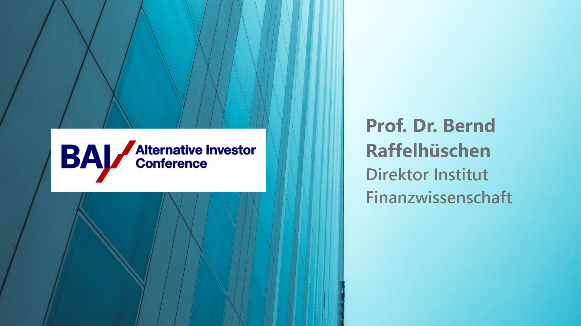 Read more about the article BAI/AIC 2016 – Prof. Dr. Bernd Raffelhüschen – Direktor Institut Finanzwissenschaft