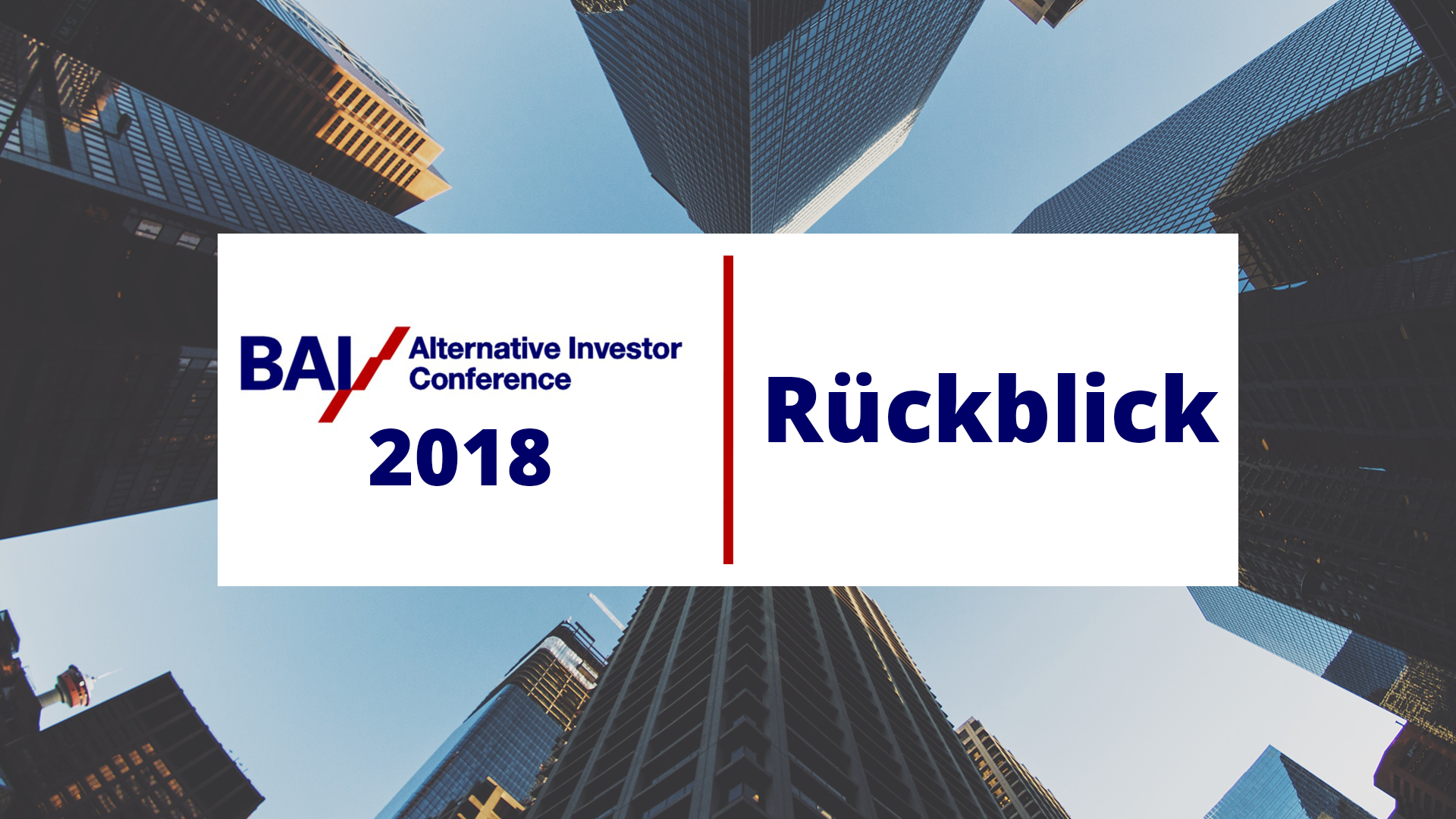 Read more about the article Rückblick: Alternative Investor Conference 2018