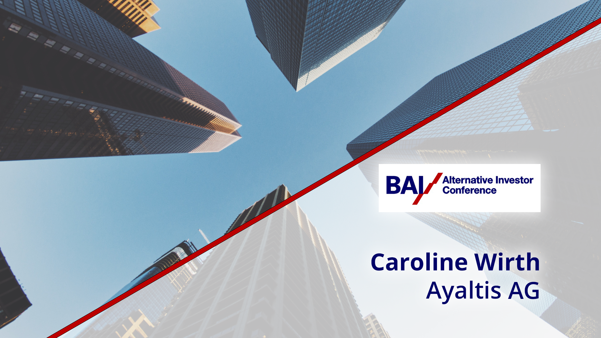 Read more about the article BAI/AIC 2018 – Caroline Wirth – Ayaltis AG