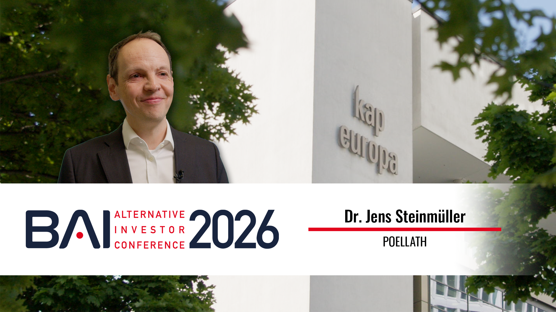 Mehr über den Artikel erfahren AIC 2026 – Rechtliches, regulatorisches und steuerliches Update für deutsche institutionelle Investoren und Intermediäre mit Investitionen in Deutschland – Dr. Jens Steinmüller