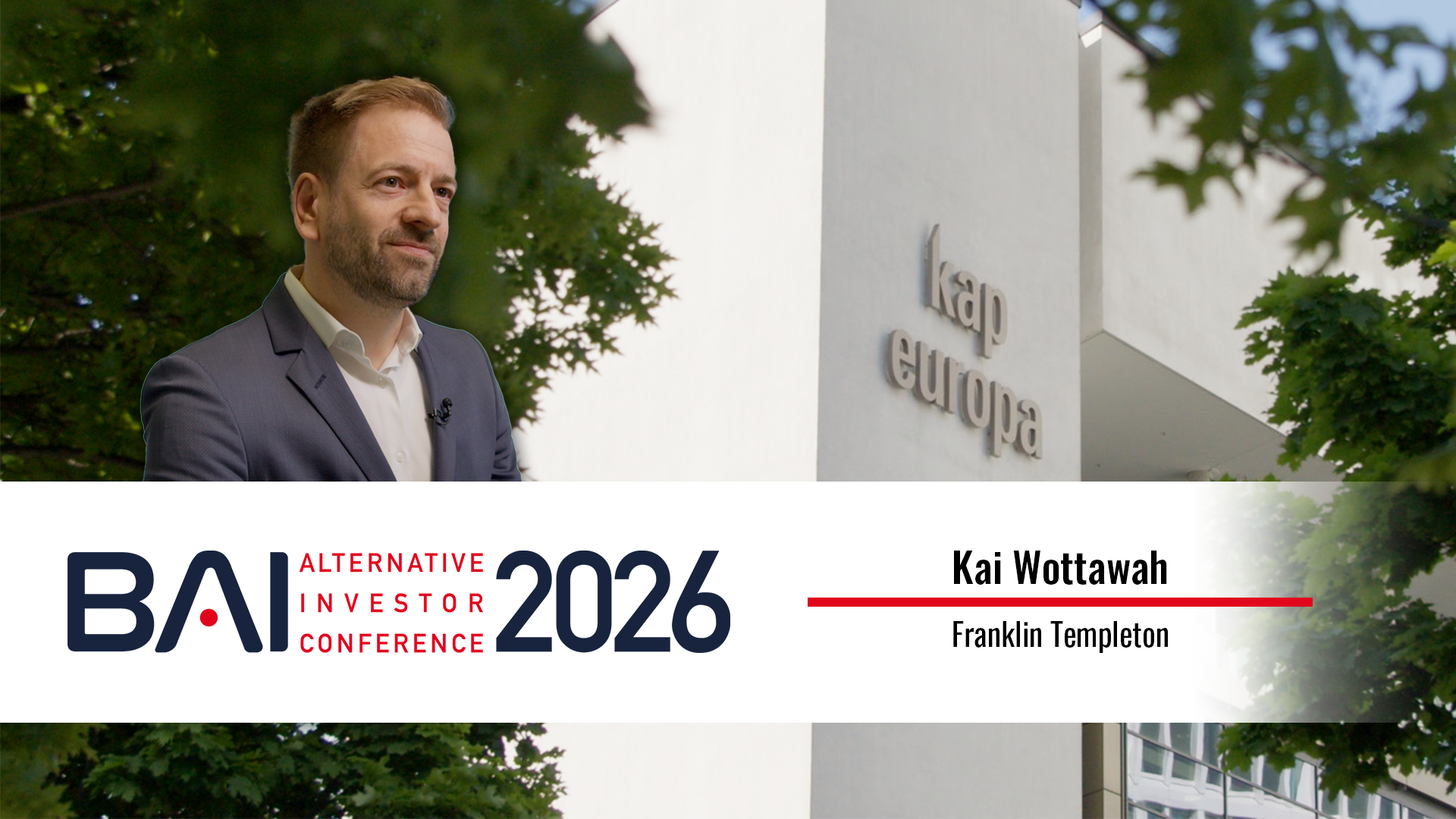 Mehr über den Artikel erfahren AIC 2026 – Private Equity Secondaries: Liquidität, Chancen und Strategien im Wandel – Kai Wottawah