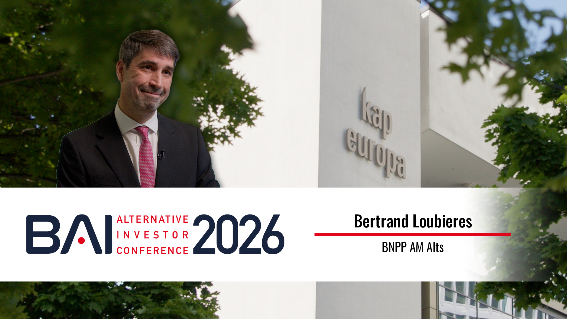 Mehr über den Artikel erfahren AIC 2026 – Chancen für European Infrastructure Debt – Bertrand Loubieres