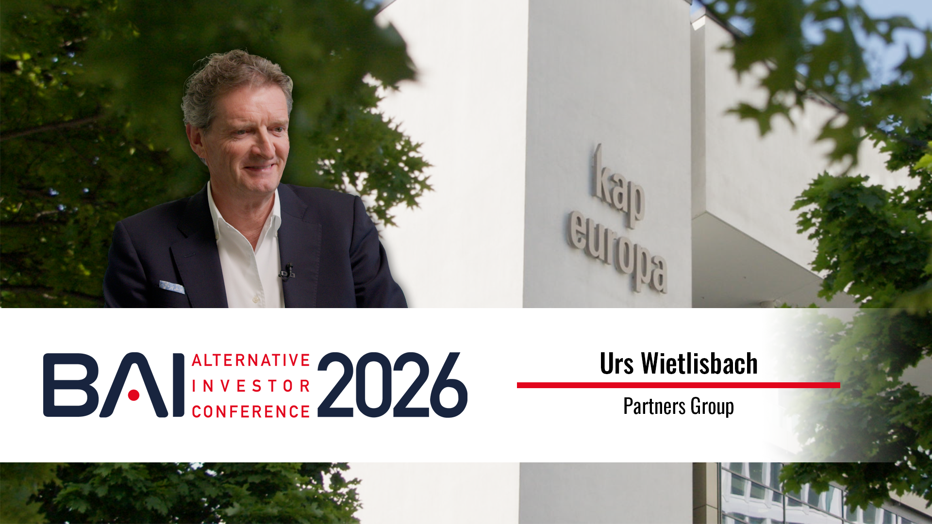Mehr über den Artikel erfahren AIC 2026 – Keynote: When investing becomes a lifetime passion – Innovating Next Generation Alternatives – Urs Wietlisbach